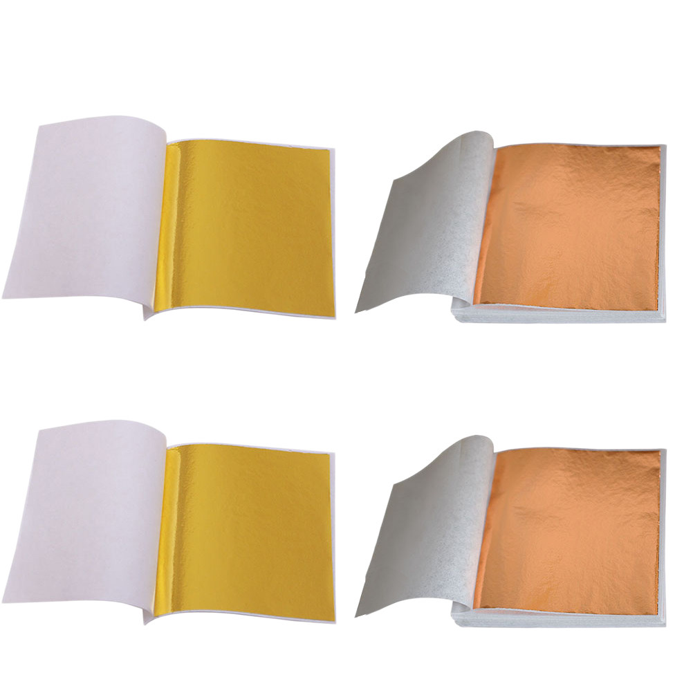Art Craft With Leaves - 200Sheets Gold Leaf Foil Paper Imitation