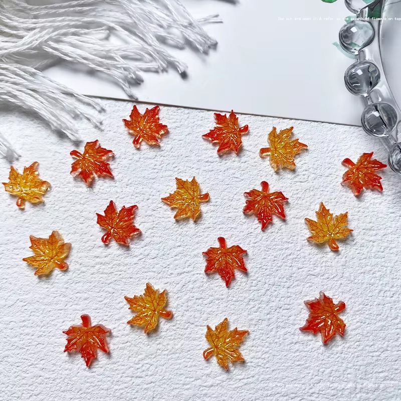 50/100Pcs Luminous Printed Map - огляд і ціна Art Craft With Leaves