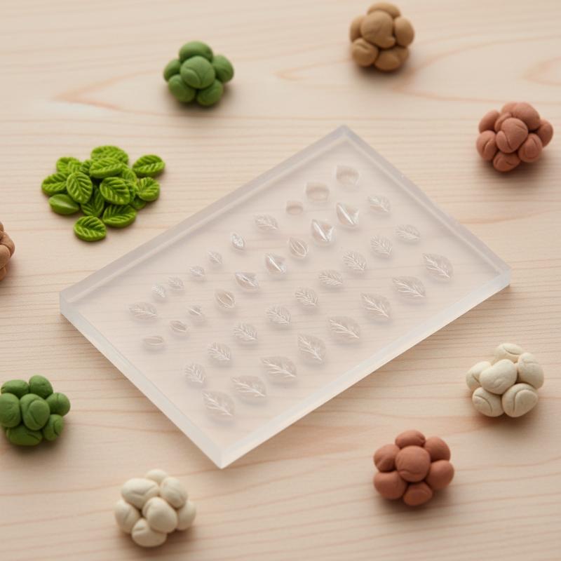 3D Mold Silicone Nail Art Deco - огляд і ціна Art Craft With Leaves