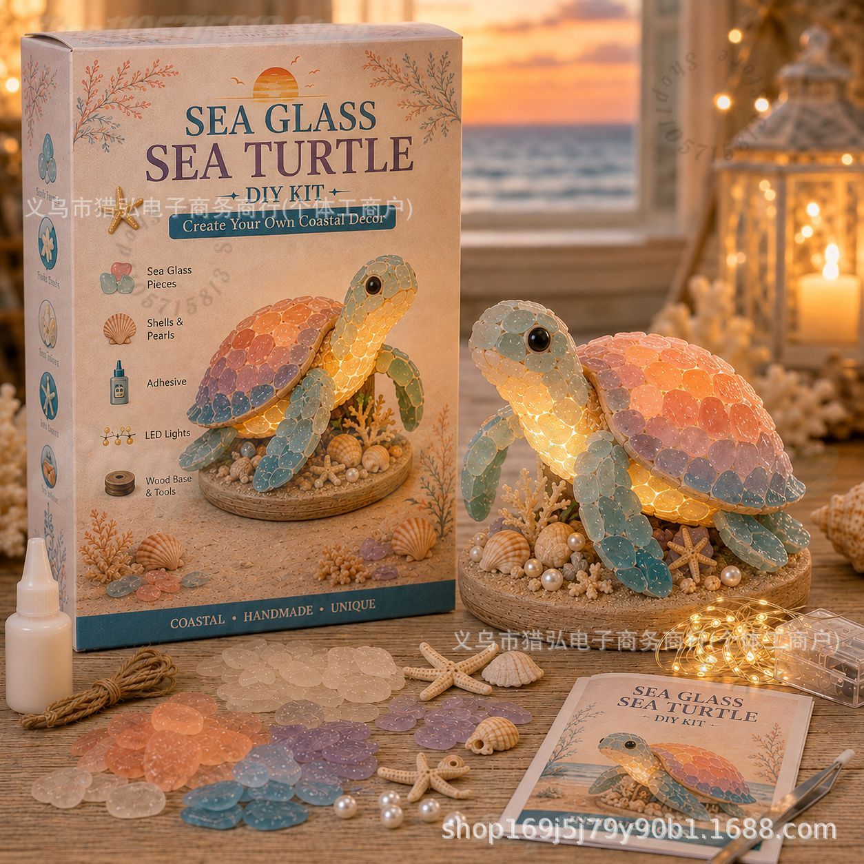 DIY Sea Glass Mermaid Tail Lig - огляд і ціна Art Craft Adult