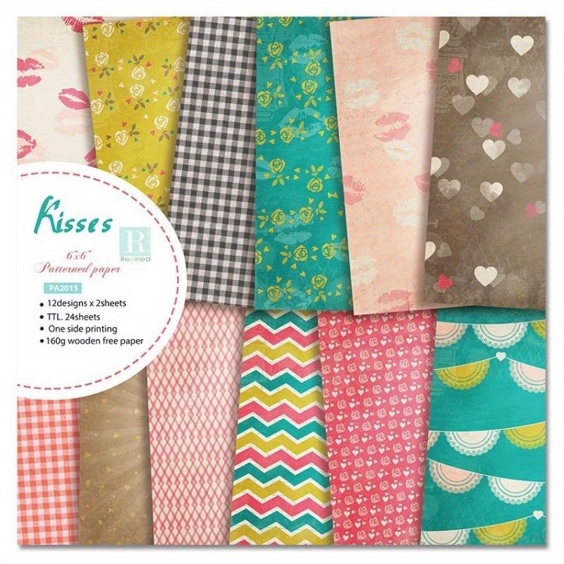 24 Sheets/Set Red Lips Kisses  - огляд і ціна Art Craft Background