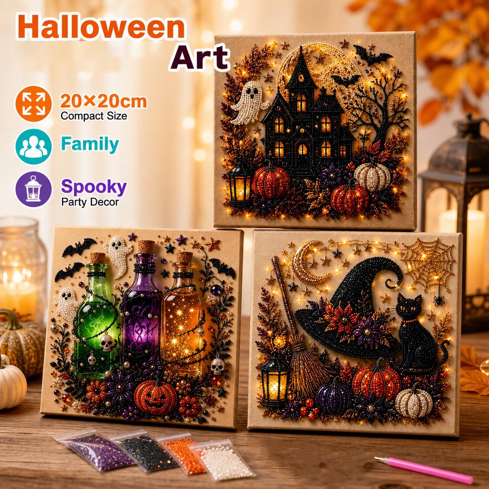 Halloween Ghost & Pumpkin 3D P - огляд і ціна Art Craft Adult