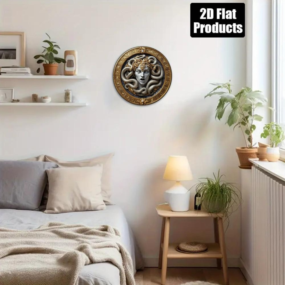 2D flat 1 Medusa head circular - огляд і ціна Art Craft Movement