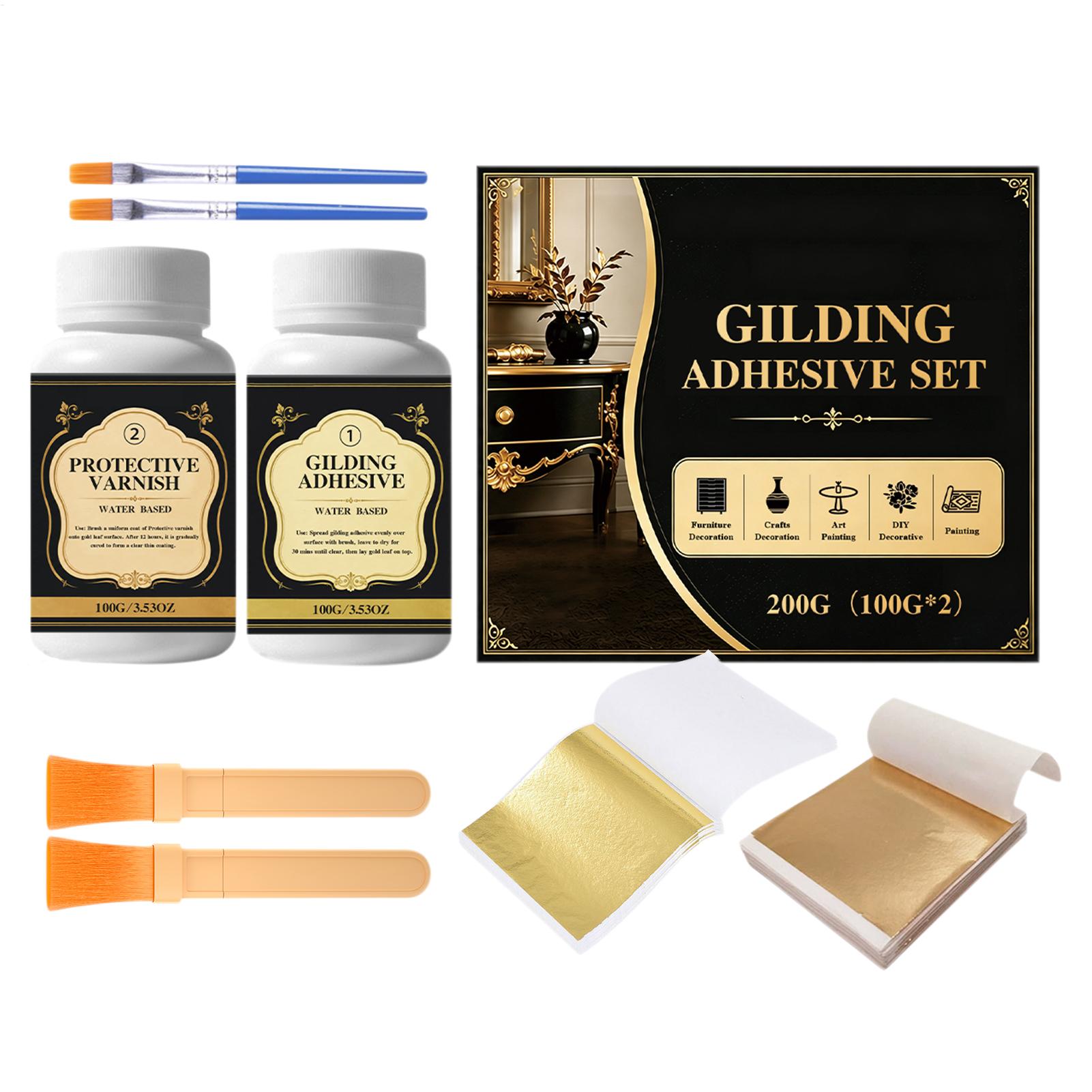 Gilding Adhesive Water-Based L - огляд і ціна Art Craft With Leaves