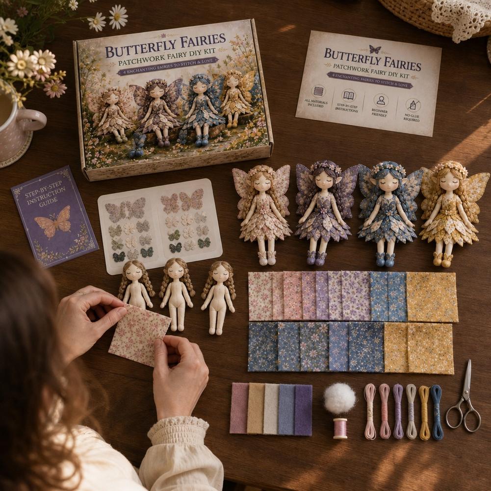 DIY Fairy Patchwork Sewing Kit - огляд і ціна Art Craft And Cloth
