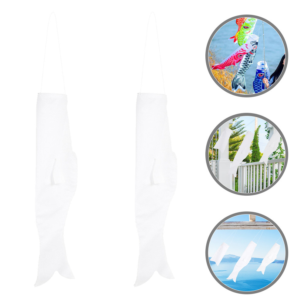 2Pcs Carp Windsock Blank Cloth - огляд і ціна Art Craft And Cloth