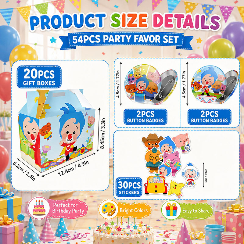 Clown Cartoon Pattern Paper Bo - огляд і ціна Art Craft Movement
