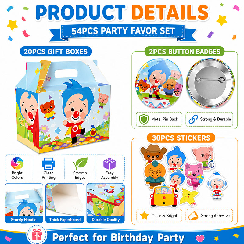 Clown Cartoon Pattern Paper Bo - огляд і ціна Art Craft Movement