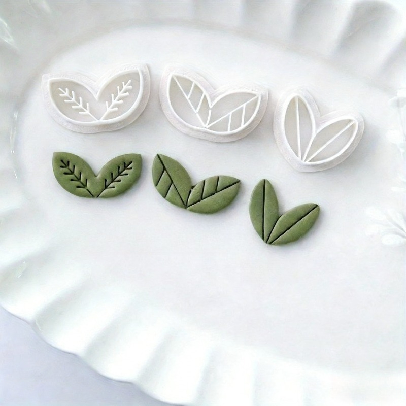 8Pcs Floral Leaf Polymer Clay  - огляд і ціна Art Craft With Leaves