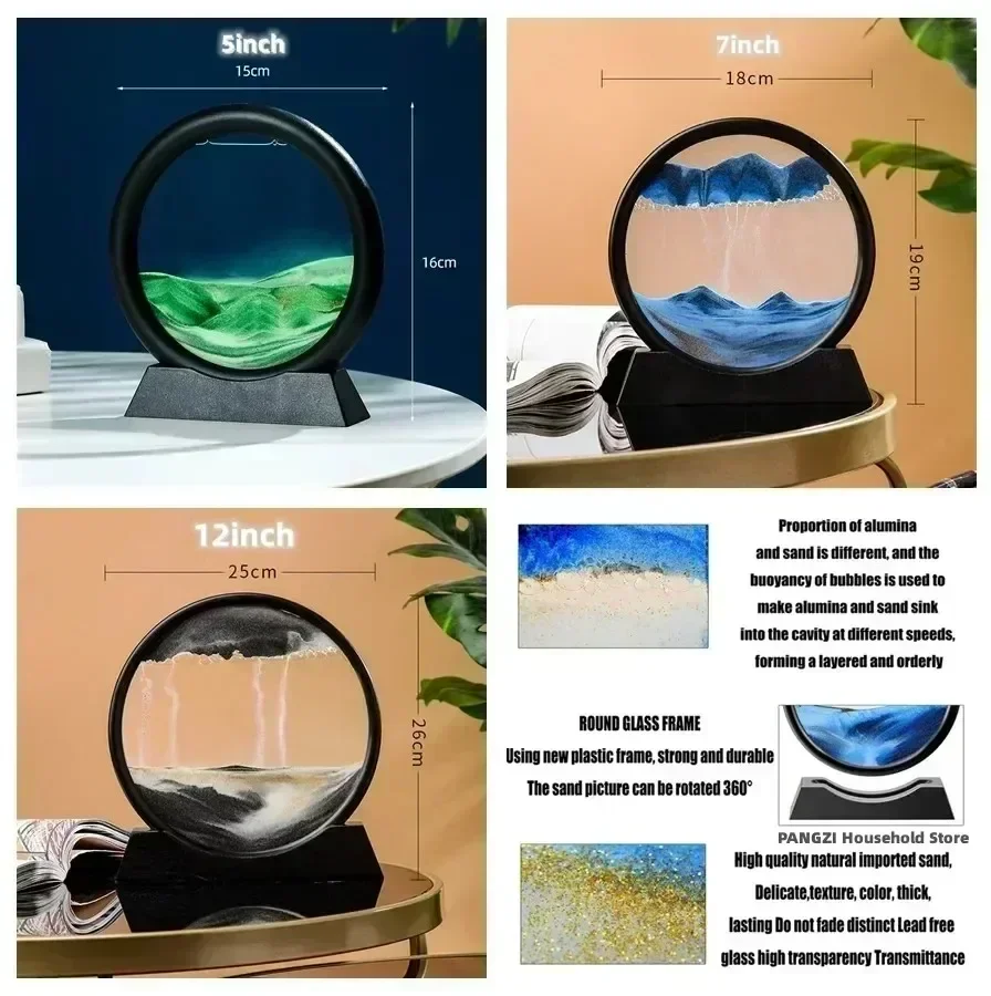 3D Moving Sand Art Picture Rou - огляд і ціна Art Craft Movement