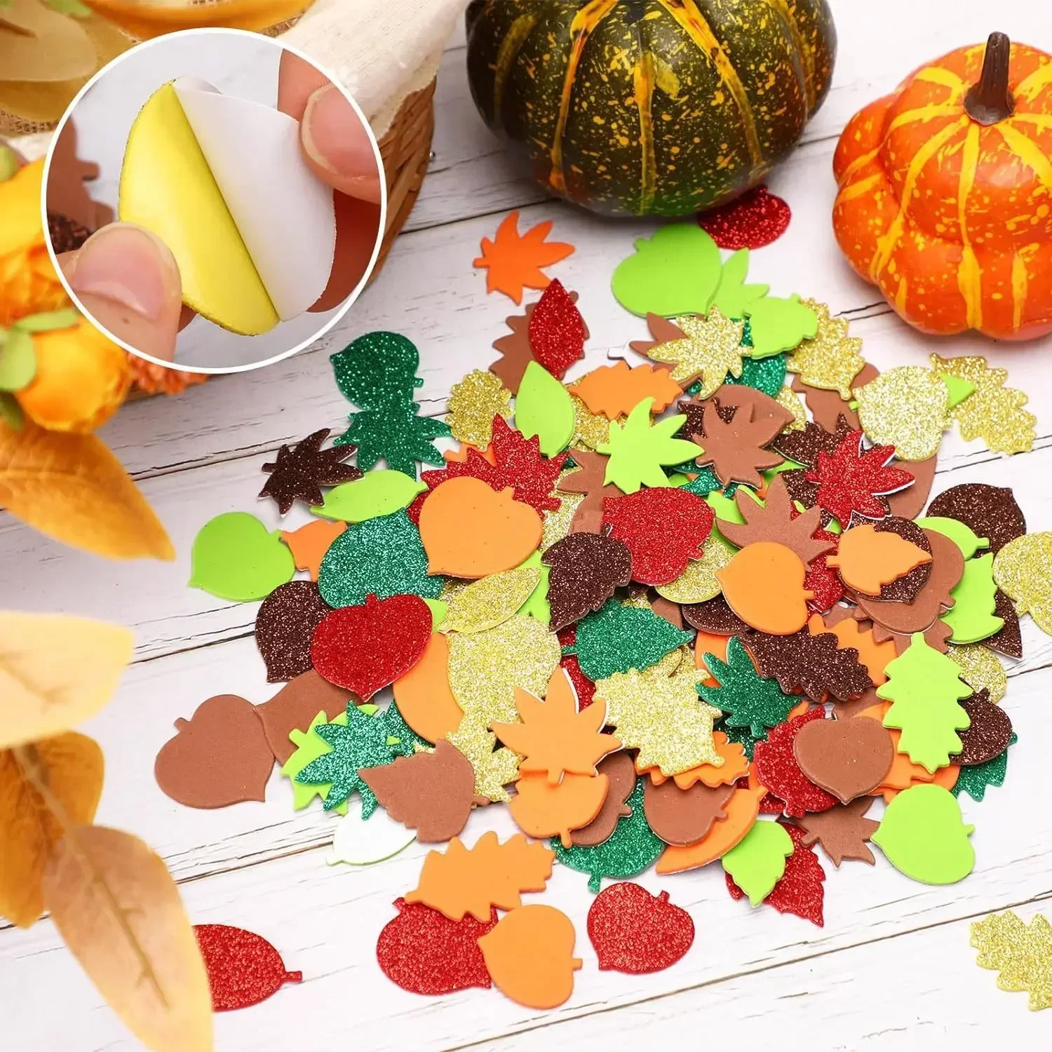 Thanksgiving, Fall Craft Kit F - огляд і ціна Art Craft With Leaves
