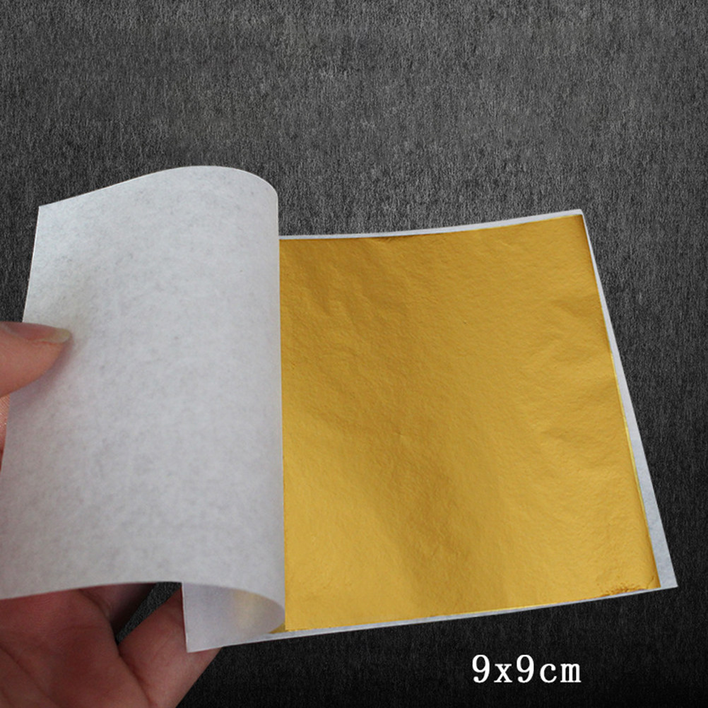 200Sheets Gold Leaf Foil Paper - огляд і ціна Art Craft With Leaves