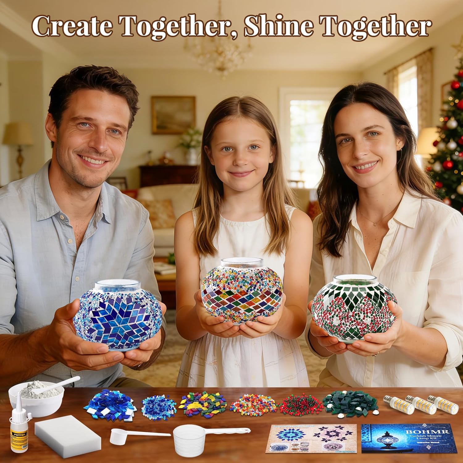 DIY 3 Globe Turkish Mosaic Lam - огляд і ціна Art Craft Adult
