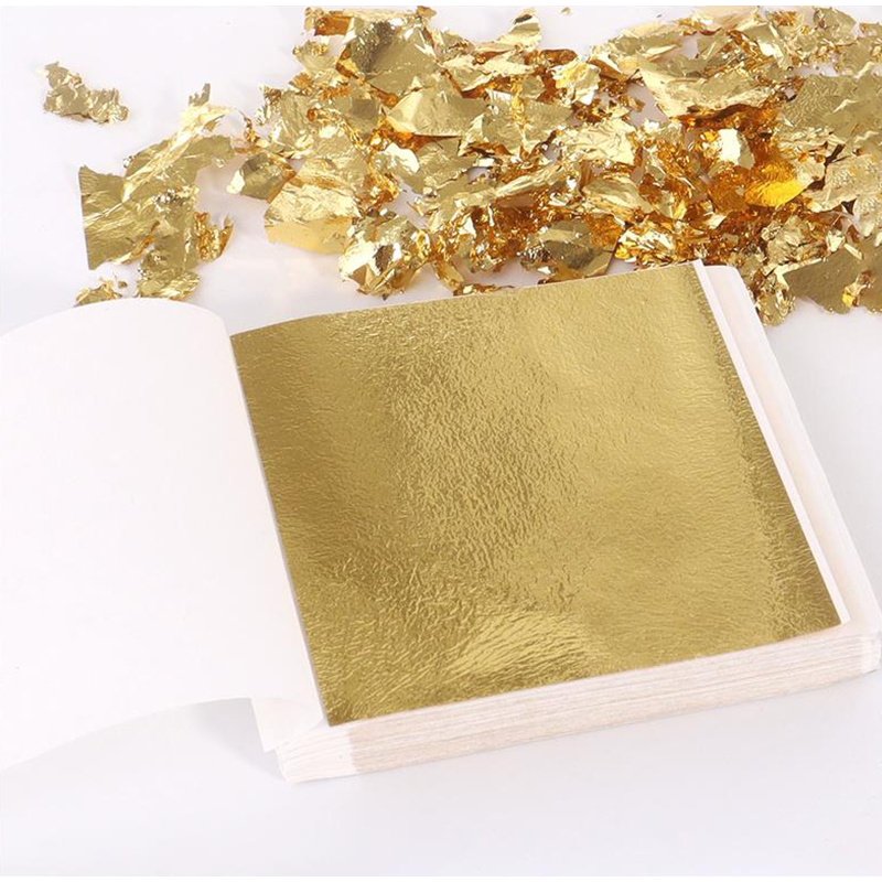 200Pcs Golden Leaf Foil Leaf S - огляд і ціна Art Craft With Leaves