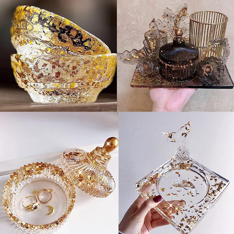 200Pcs Golden Leaf Foil Leaf S - огляд і ціна Art Craft With Leaves