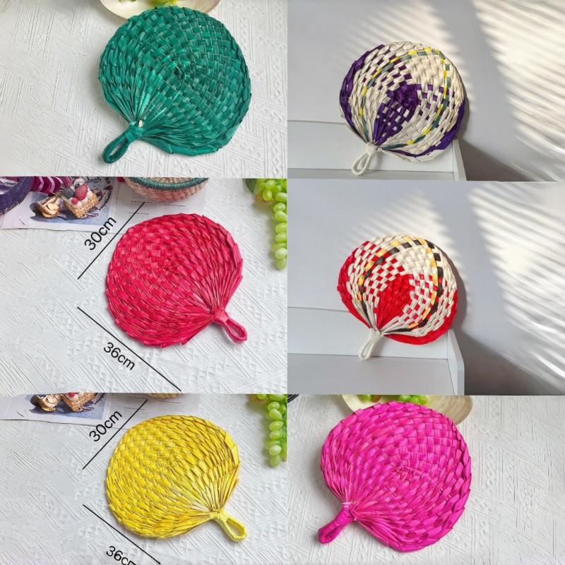 Chinese Style Handmade Fan Ret - огляд і ціна Art Craft With Leaves