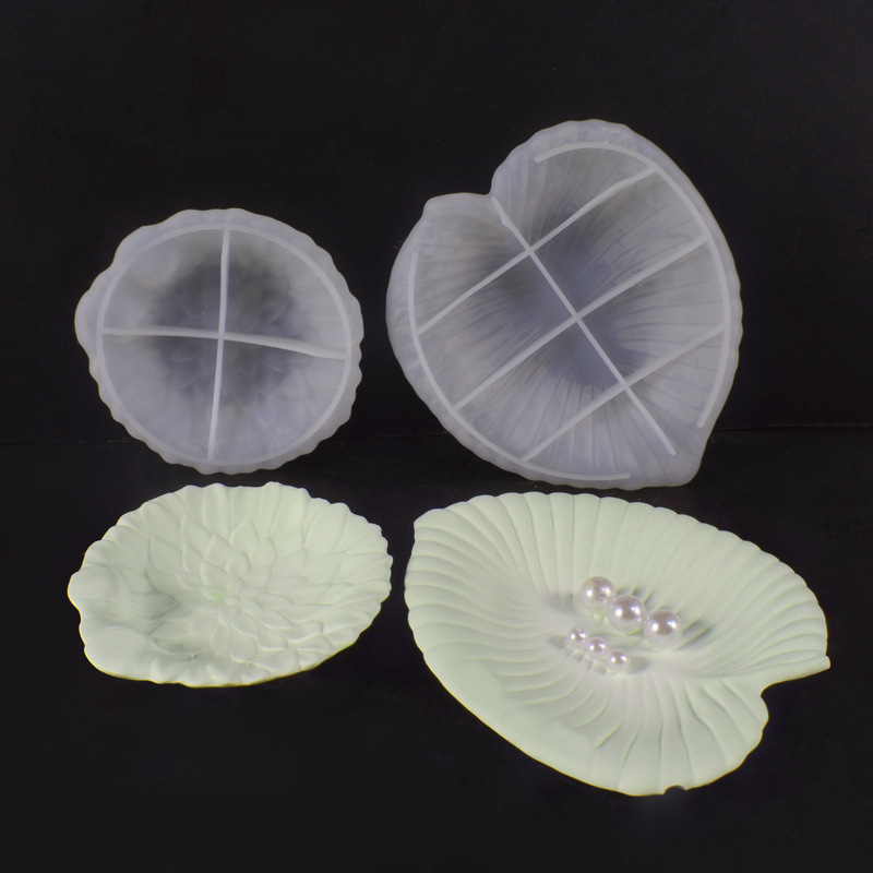 Plaster Cement DIY Leaf Dish M - огляд і ціна Art Craft With Leaves