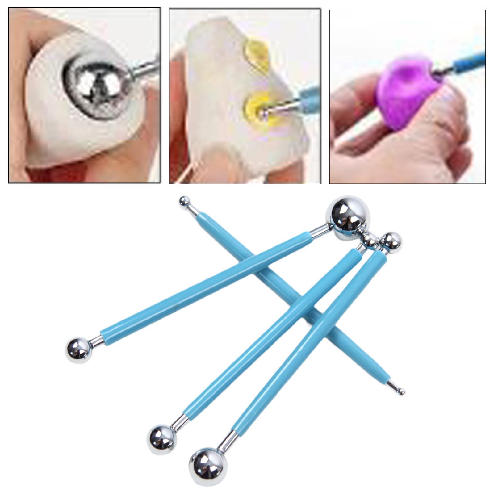 Metal Ball Stylus Dotting Tool - огляд і ціна Polymer Clay Set