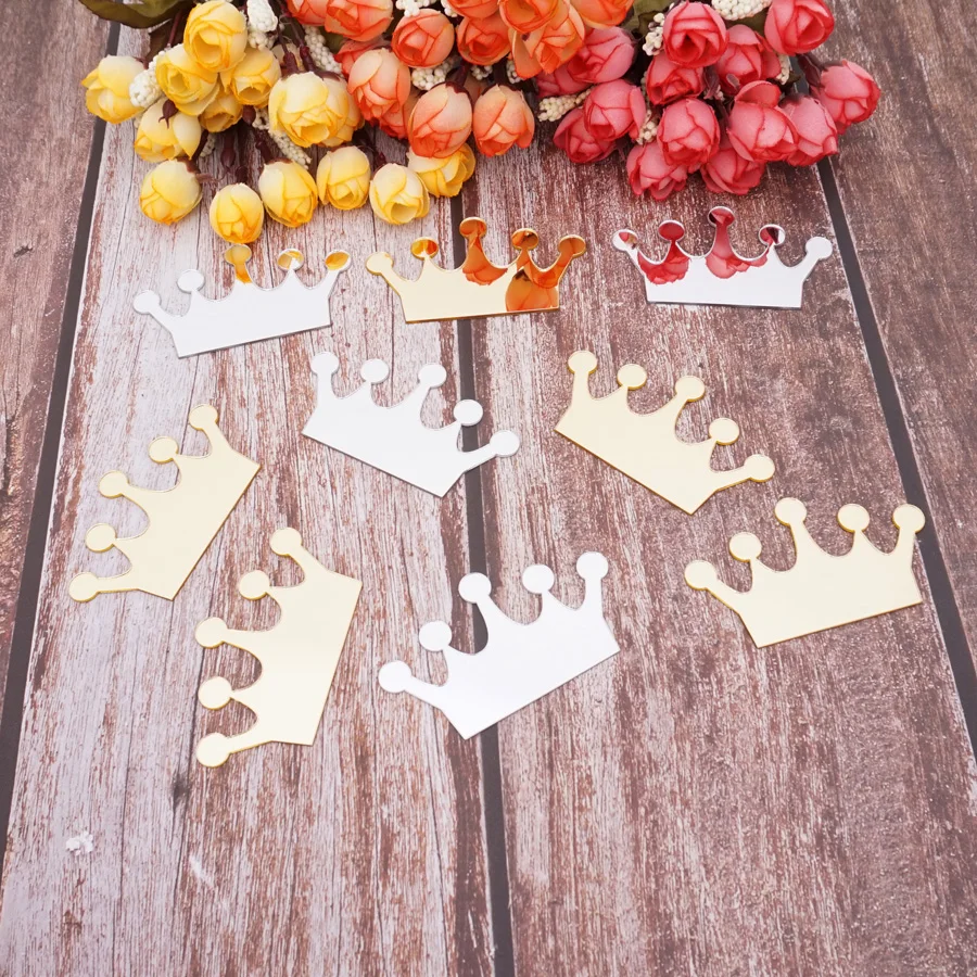 20pcs Acrylic Crown Mirror Wal - огляд і ціна Art Craft Movement