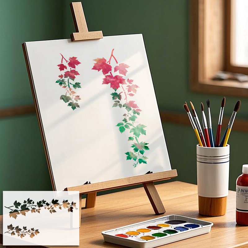 YOMDID 1pc Leaf Pattern PET Pa - огляд і ціна Art Craft With Leaves