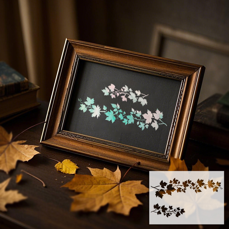 YOMDID 1pc Leaf Pattern PET Pa - огляд і ціна Art Craft With Leaves