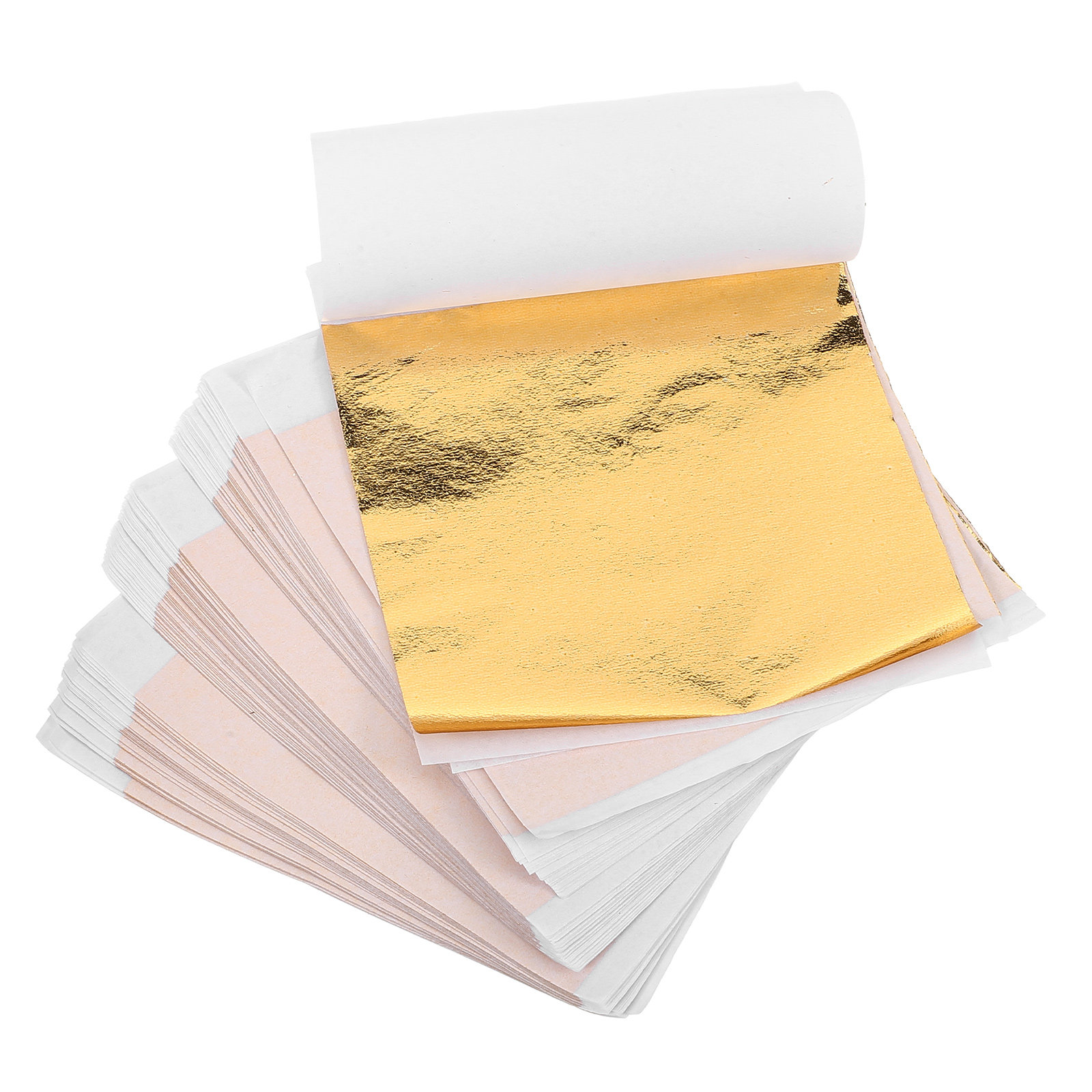 100Sheets Gold Foil Sheets Ver - огляд і ціна Art Craft With Leaves