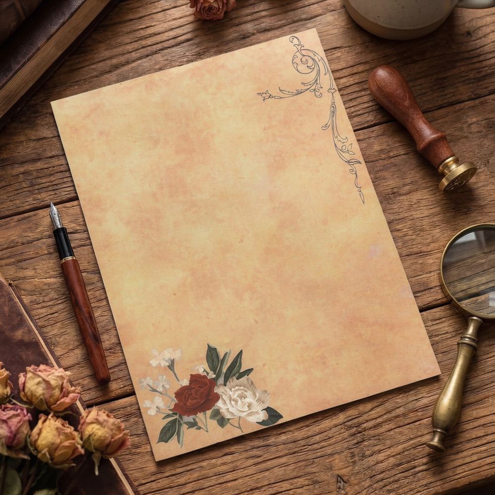 Vintage Letter Paper Set A4 St - огляд і ціна Art Craft Stationery