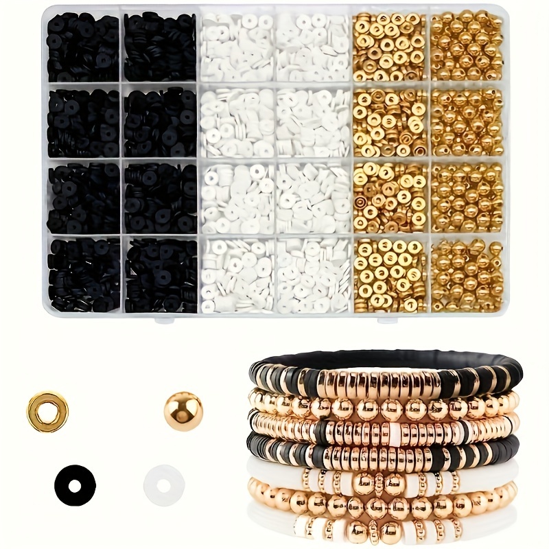 2000pcs, Black and White Soft  - огляд і ціна Polymer Clay Set