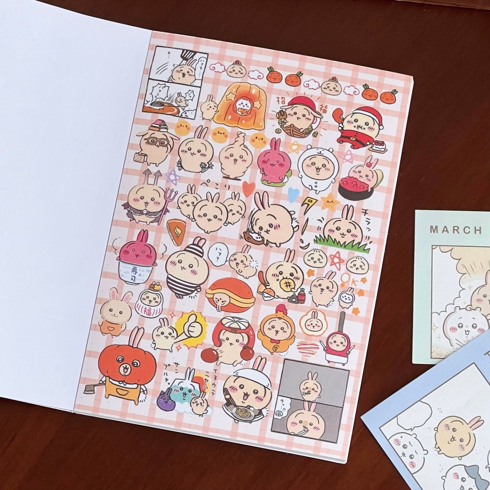 Chiikawa Cute Sticker Book Hac - огляд і ціна Art Craft Books