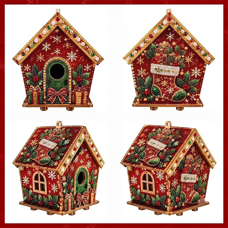 3D Diamond Wooden House Pearl  - огляд і ціна Art Craft Adult