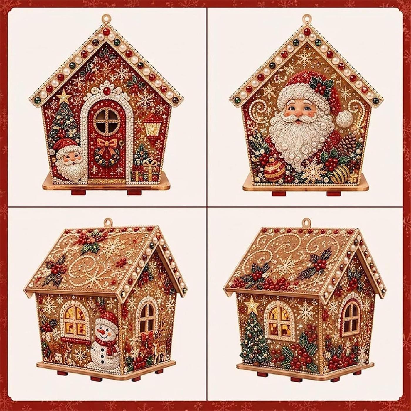 3D Diamond Wooden House Pearl  - огляд і ціна Art Craft Adult