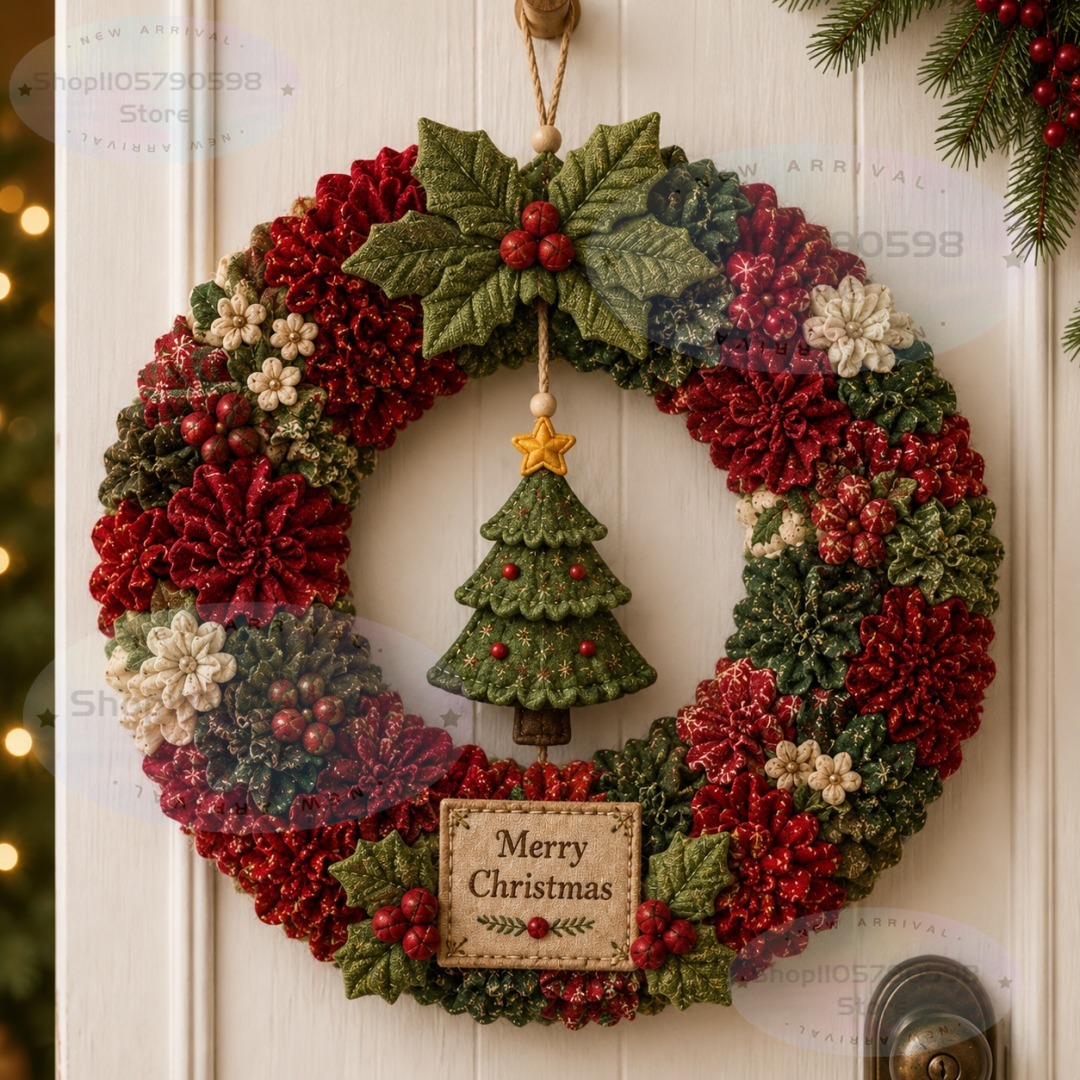 3D Fabric Poke Wreath DIY Kit, - огляд і ціна Art Craft Adult