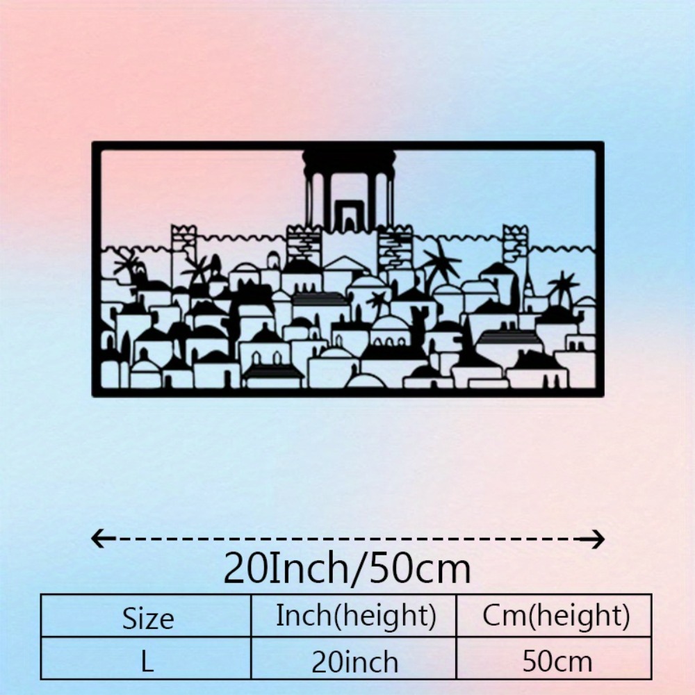 CIFBUY Metal Wall Art Jerusale - огляд і ціна Art & Craft Photos